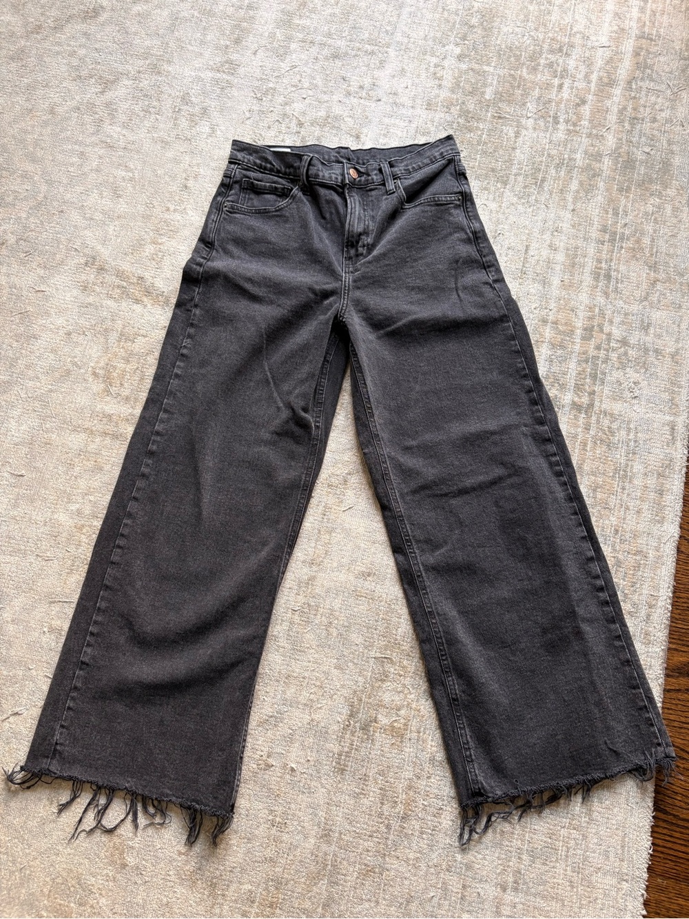 Gap High Rise Stride Wide Leg Jeans